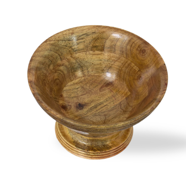 CARTADEN Wooden Bowl 6x4 inches Hand Carved (Design 2) - Image 2